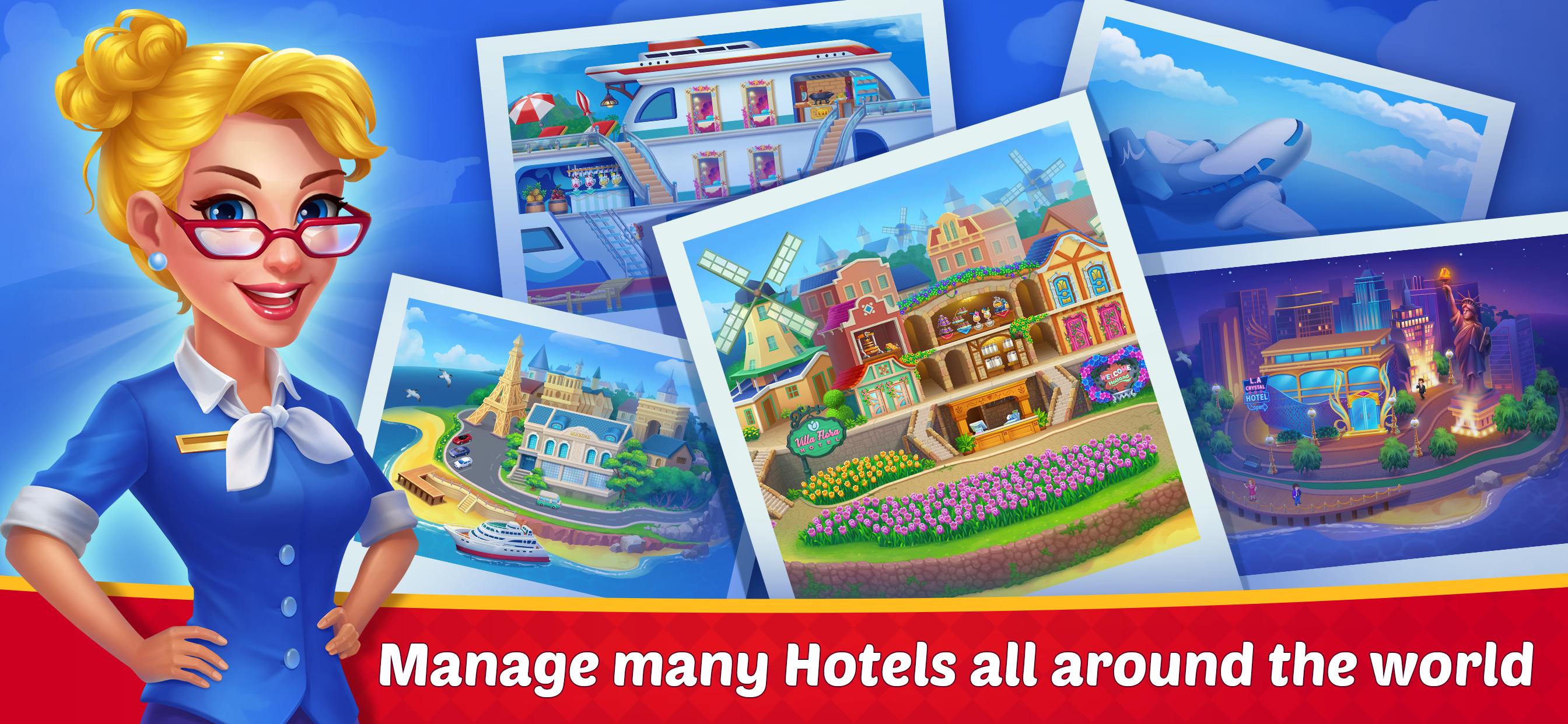 Dream Hotel Hotel Manager Simulation games 1.2.4 Screenshot 3