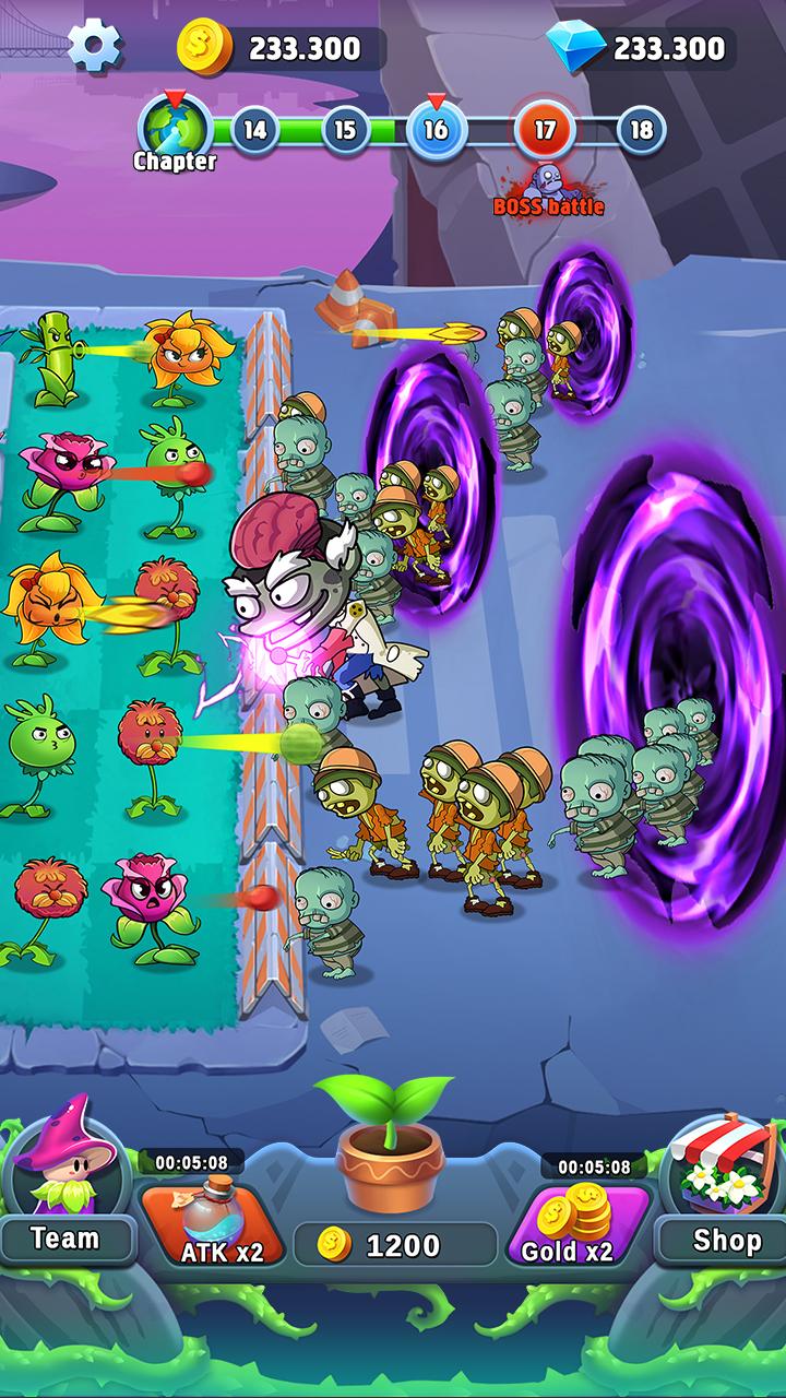Plant Empires Zombie War, Merge Defense Monster 1.3.9 Screenshot 10