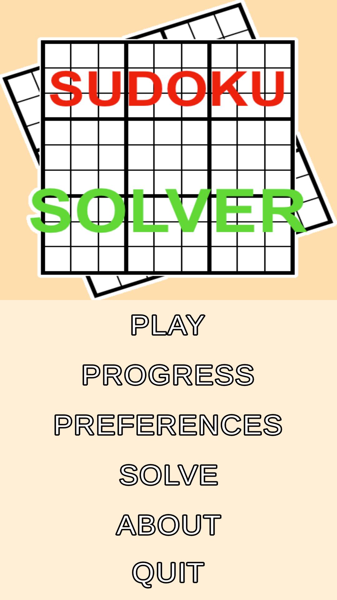 Sudoku Solver 1.5 Screenshot 1