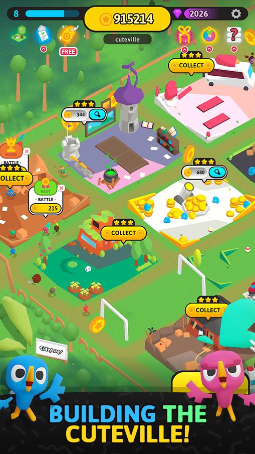 Cute Party 3D - 2 player games 0.8727 Screenshot 2