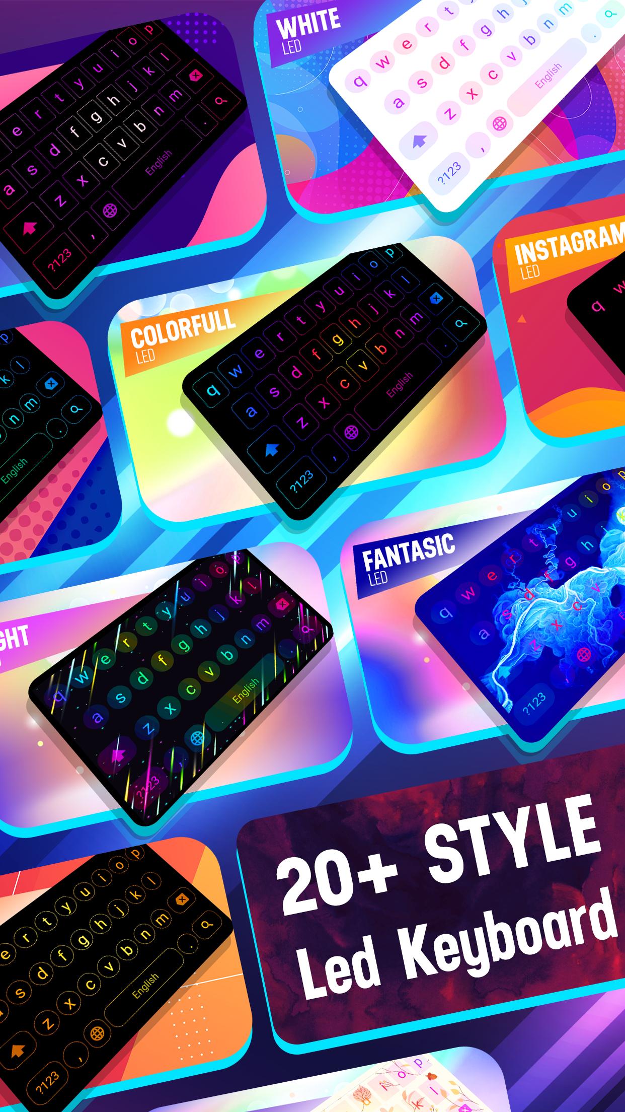 Neon LED Keyboard - RGB Lighting Colors 1.3.5 Screenshot 1