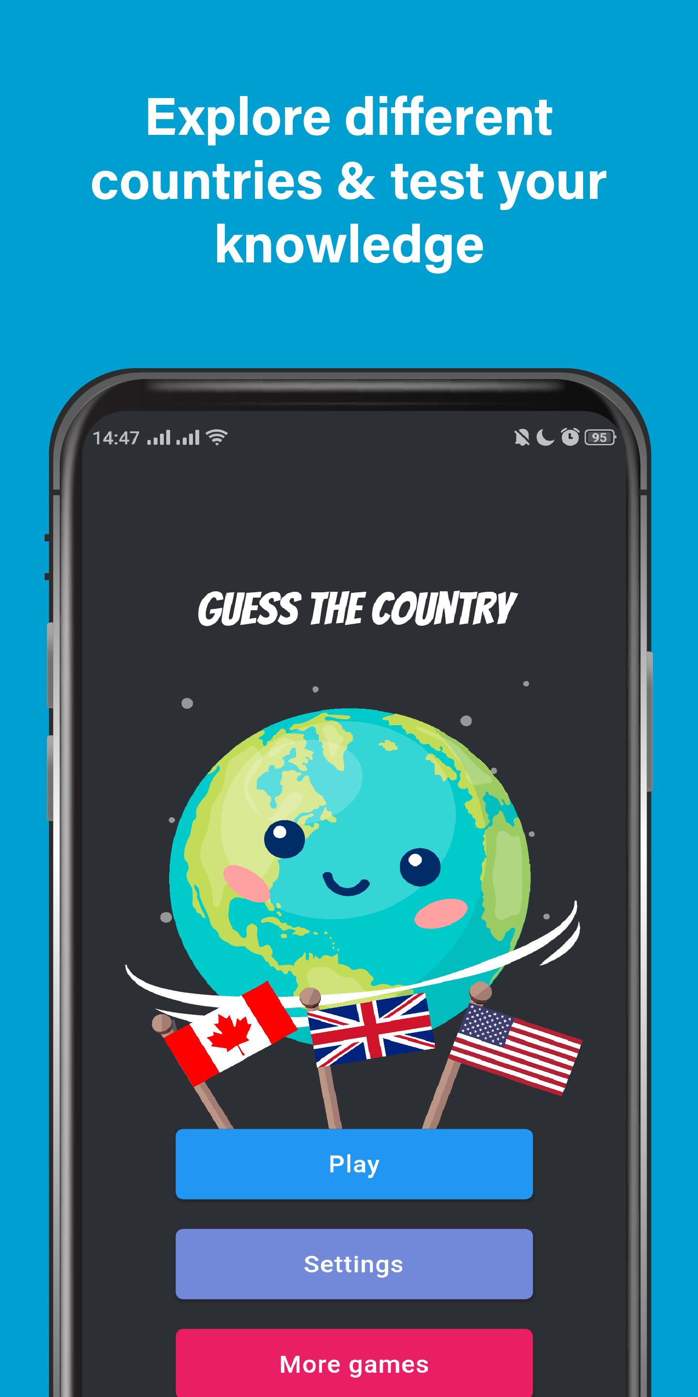 Flags Quiz: Guess the Country: Picture Trivia 🌎 1.0.5 Screenshot 1