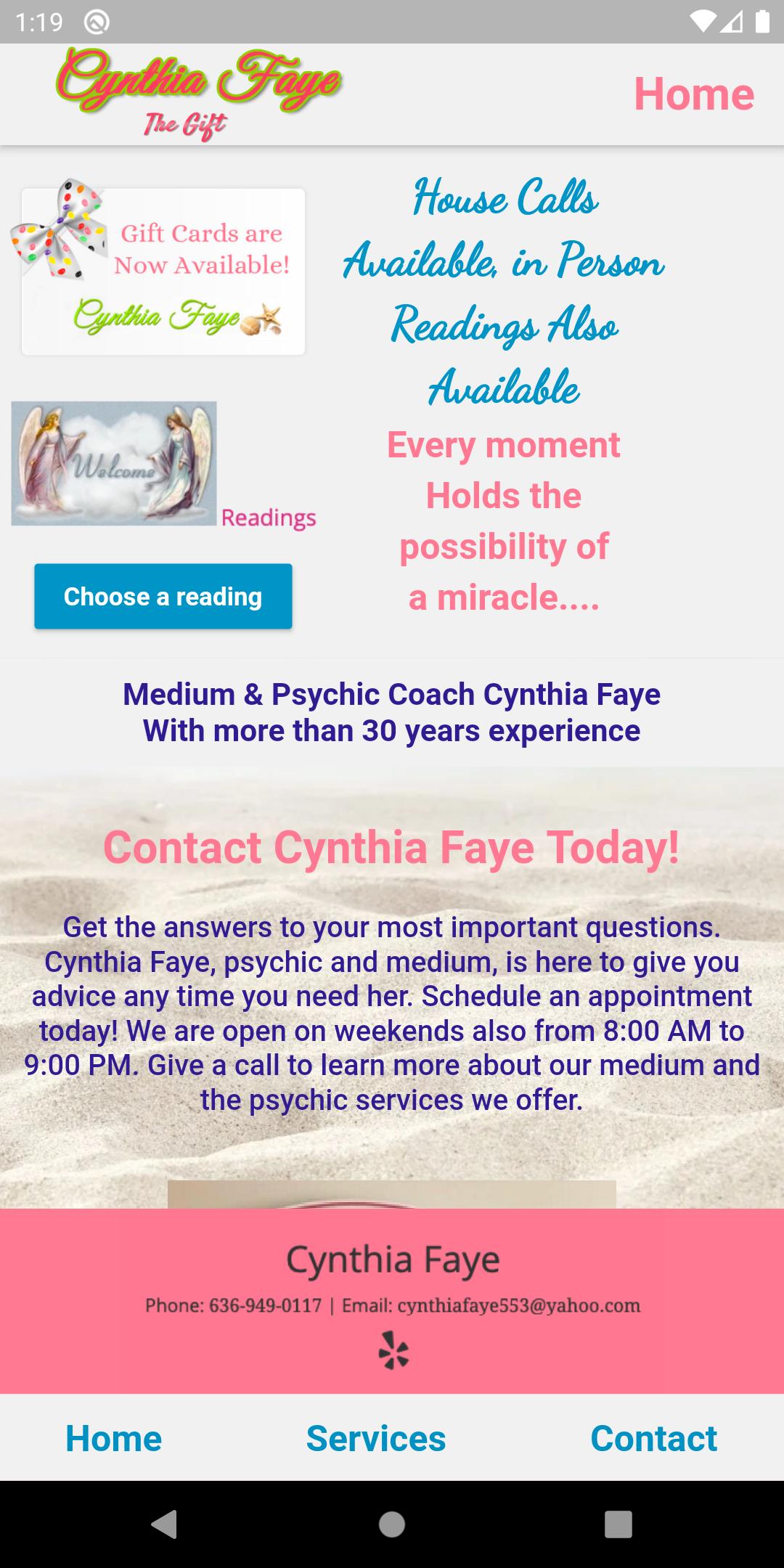 Cynthia Faye 1.0.05 Screenshot 2