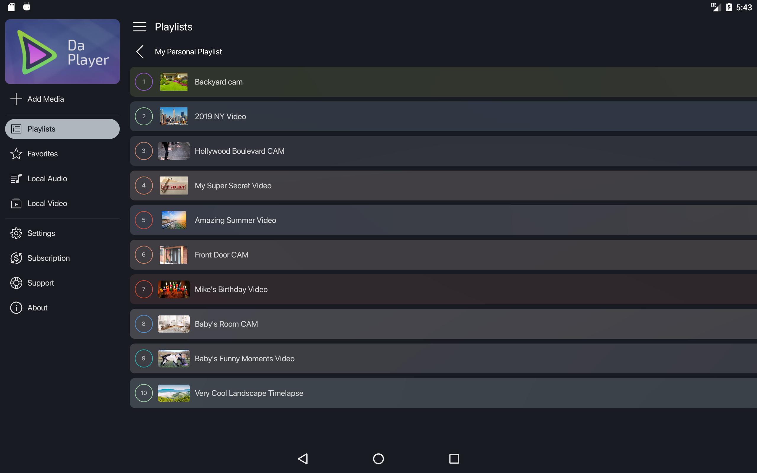 Da Player Media Player 5.1.0 Screenshot 7