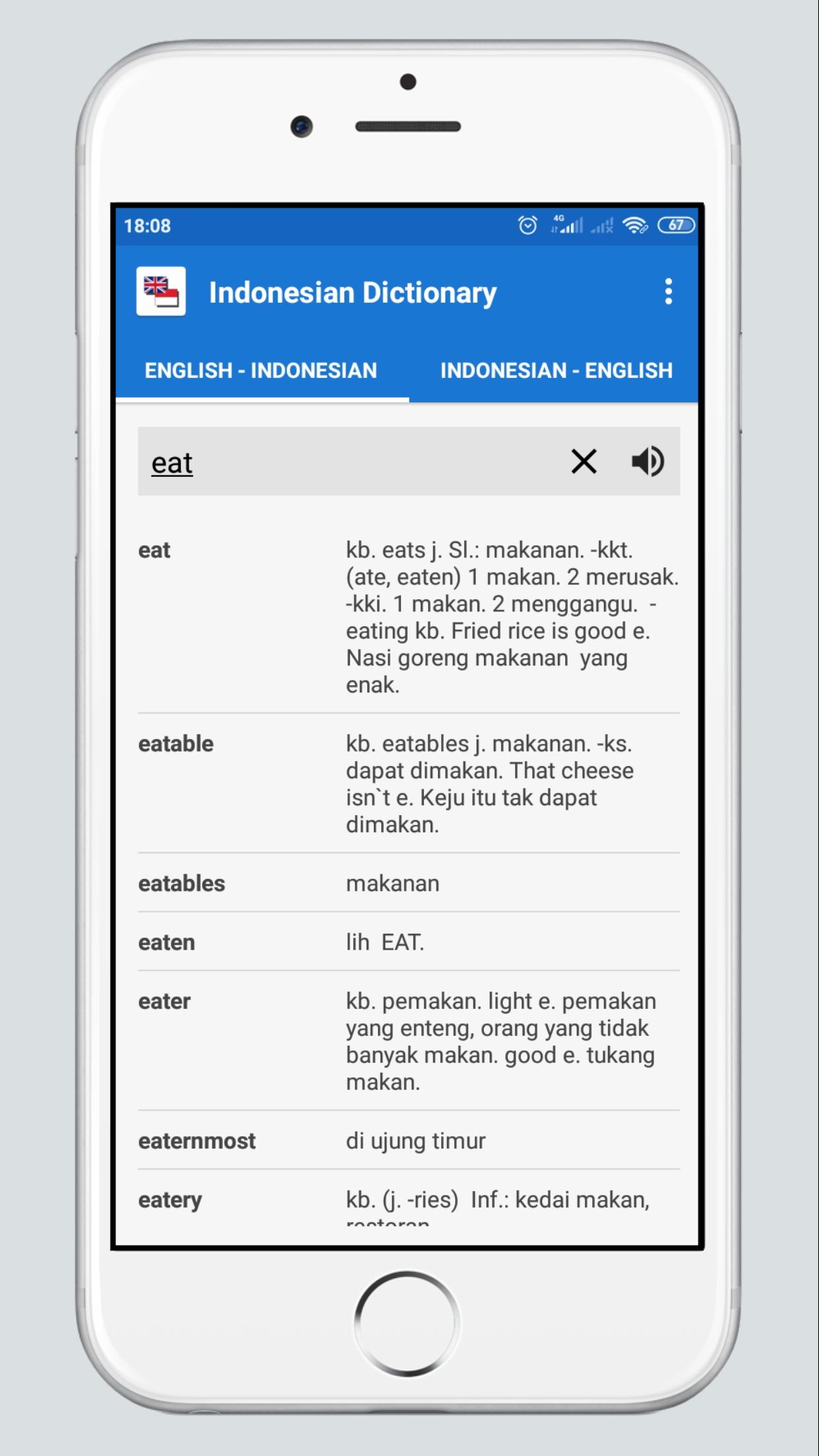 English - Indonesian Dictionary 1.0.2 Screenshot 2