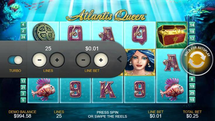 Casino Free Slot Game - ATLANTIS QUEEN 1.0.2 Screenshot 1