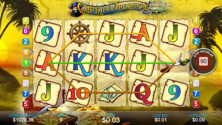 Casino Free Reel Game - CAPTAINS TREASURE 1.0.2 Screenshot 4