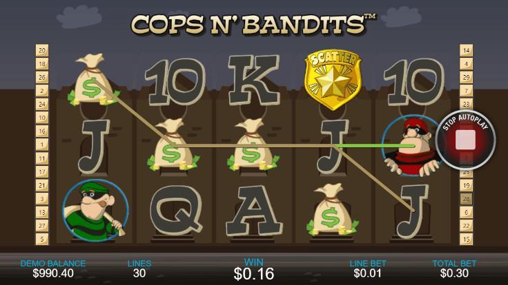 Free Casino Reel Game - COPS AND BANDITS 1.0.3 Screenshot 5