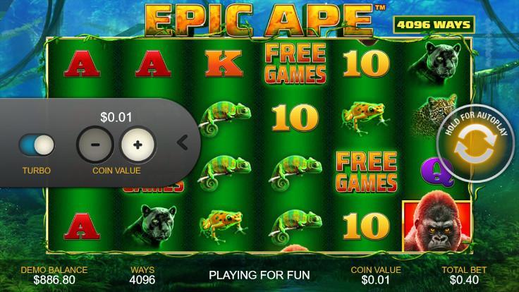 Casino Free Reel Game - EPIC APE 1.0.2 Screenshot 1