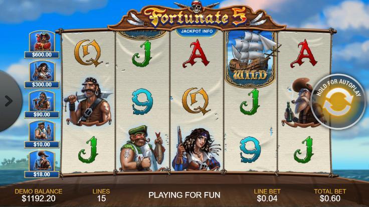 Casino Free Slot Game - FORTUNE FIVE 1.0.1 Screenshot 1