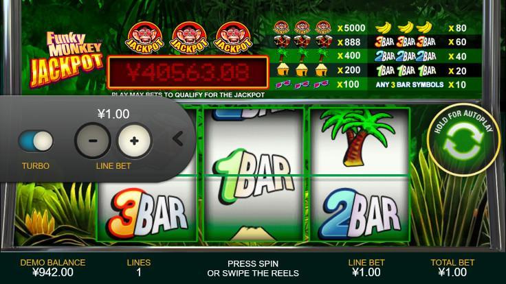 Casino Free Slot Game - FUNKY MONKEY JACKPOT 1.0.1 Screenshot 1