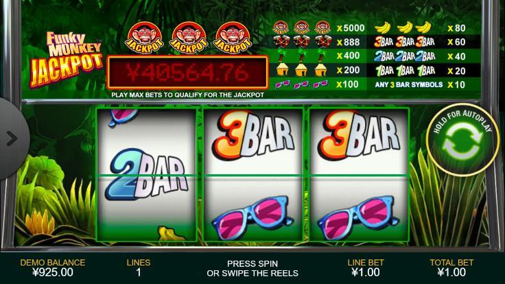 Casino Free Slot Game - FUNKY MONKEY JACKPOT 1.0.1 Screenshot 2