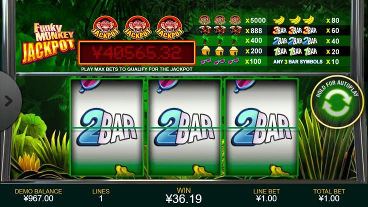Casino Free Slot Game - FUNKY MONKEY JACKPOT 1.0.1 Screenshot 3