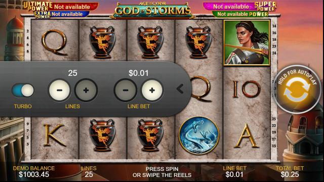 Free Casino Slot Game - God Storms 1.0.1 Screenshot 1