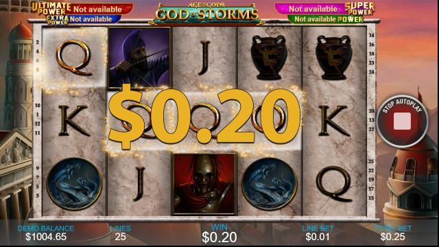 Free Casino Slot Game - God Storms 1.0.1 Screenshot 3