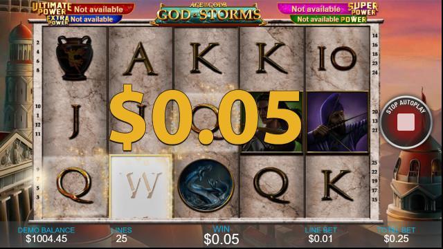 Free Casino Slot Game - God Storms 1.0.1 Screenshot 4