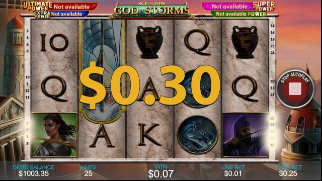 Free Casino Slot Game - God Storms 1.0.1 Screenshot 6