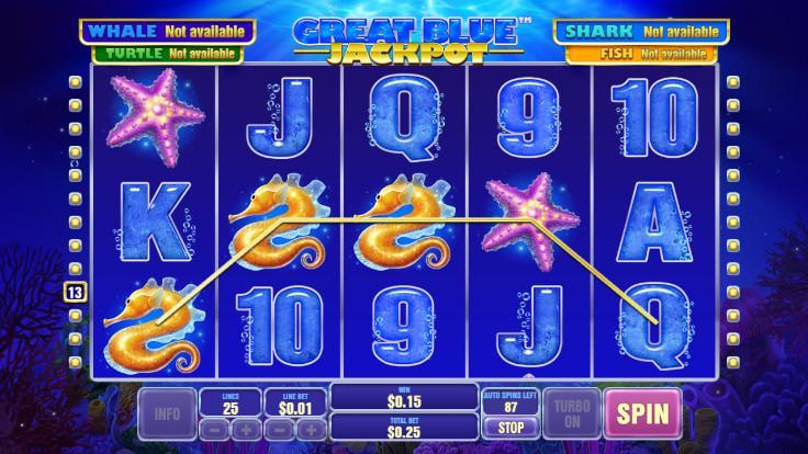 Casino Free Slot Game - GREAT BLUE JACKPOT 1.0.2 Screenshot 5