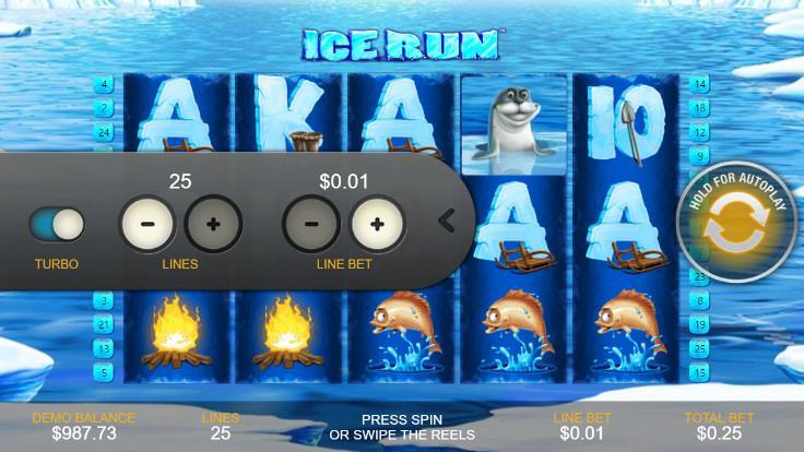 Casino Free Reel Game - ICE RUN 1.0.1 Screenshot 1