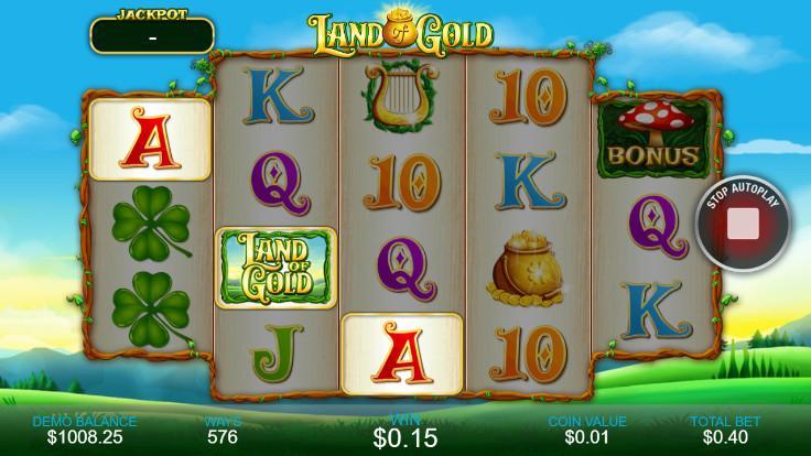 Free Casino Reel Game - LAND OF GOLD 1.0.1 Screenshot 3