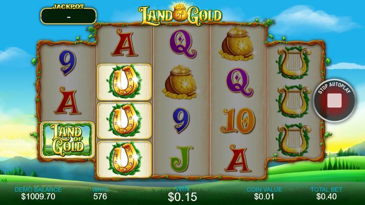 Free Casino Reel Game - LAND OF GOLD 1.0.1 Screenshot 6