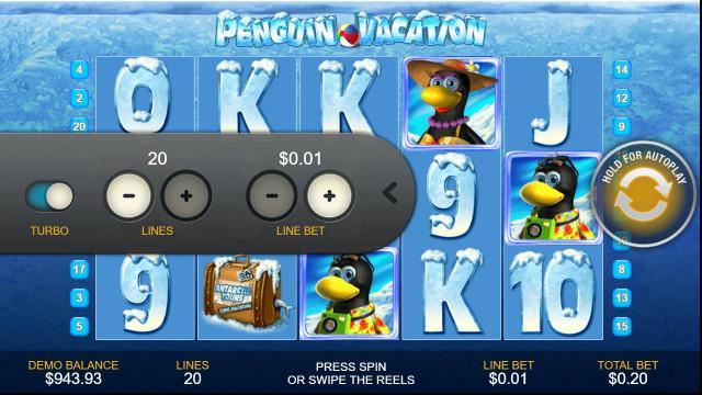 FREE SLOT MACHINE SIMULATOR(PENGUIN VACATION) 1.0.1 Screenshot 1