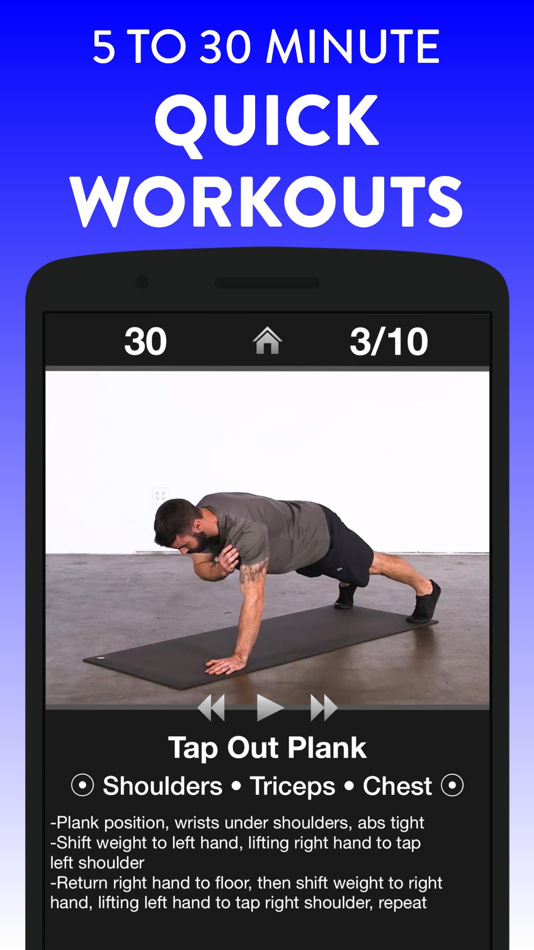 Daily Workouts - Exercise Fitness Workout Trainer 6.12 Screenshot 3