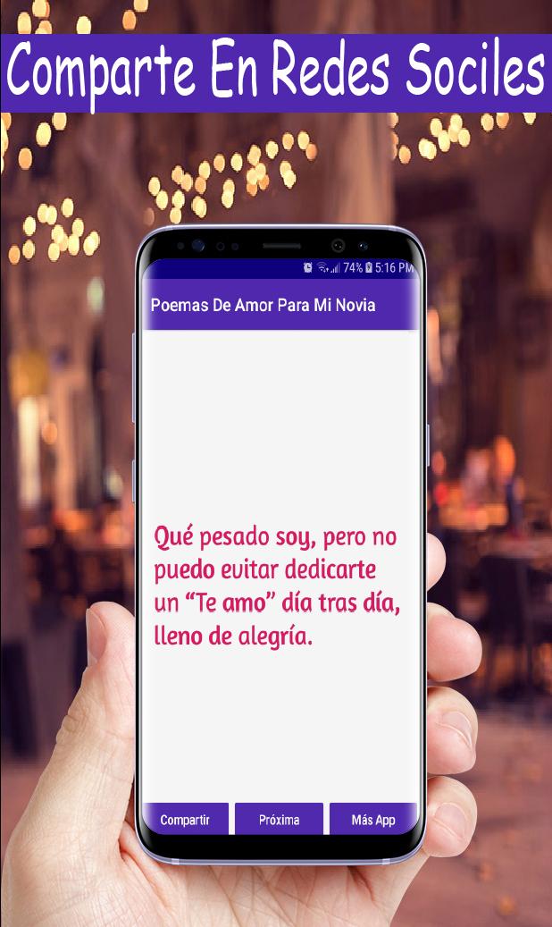 Frases y Poemas De Amor Para Mi Novia - Esposa 1.1 Screenshot 2
