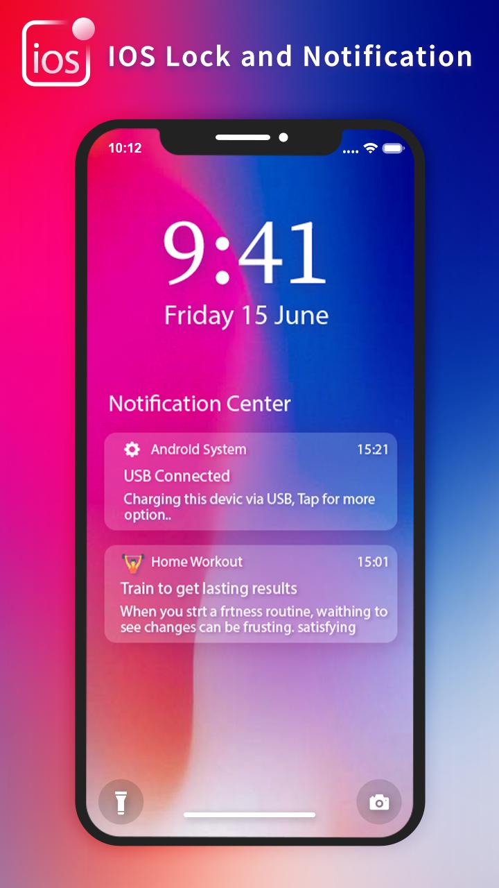 iNotify iOS Lock Screen and Notification 1.5 Screenshot 1