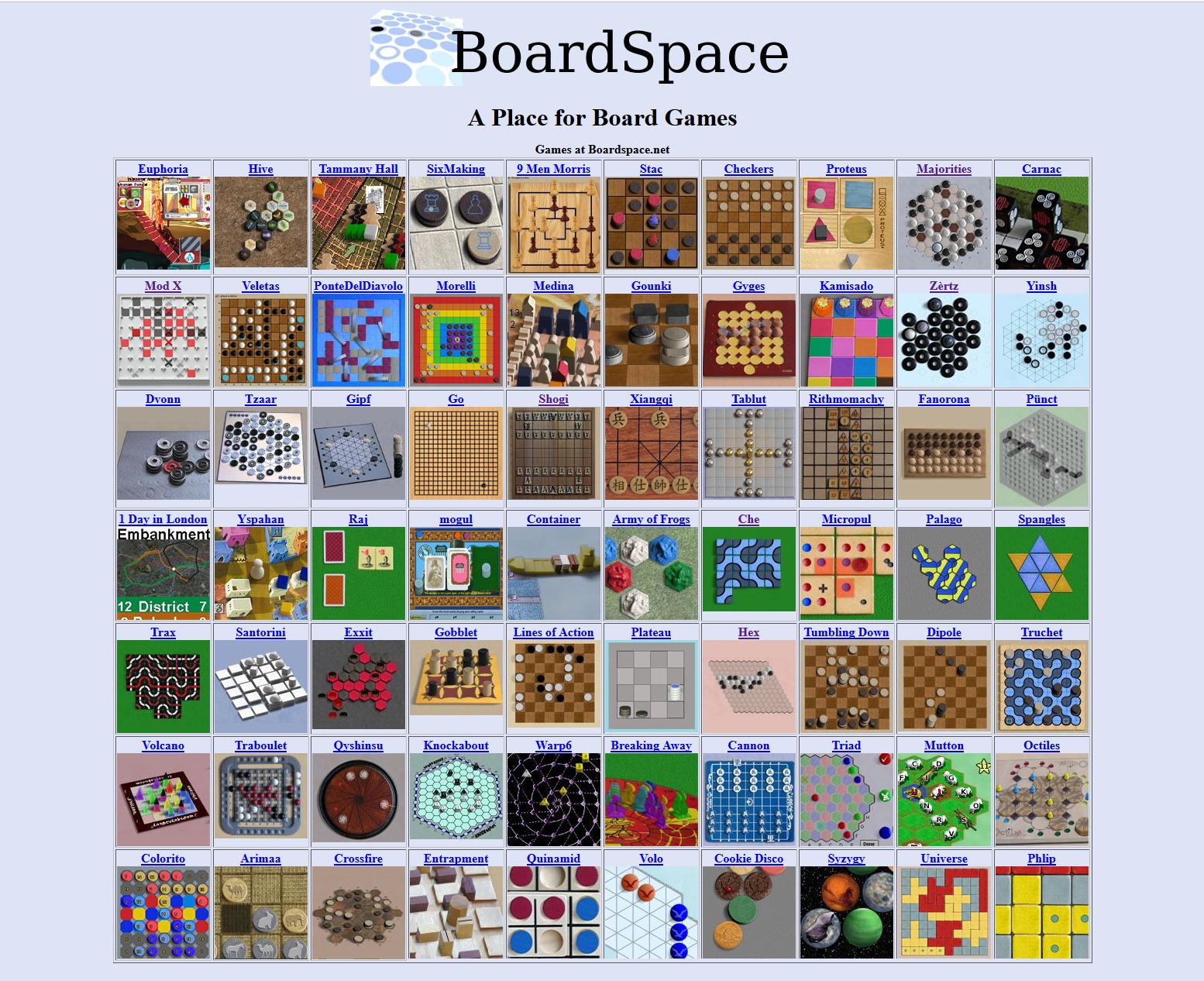 Boardspace.net 5.69 Screenshot 1