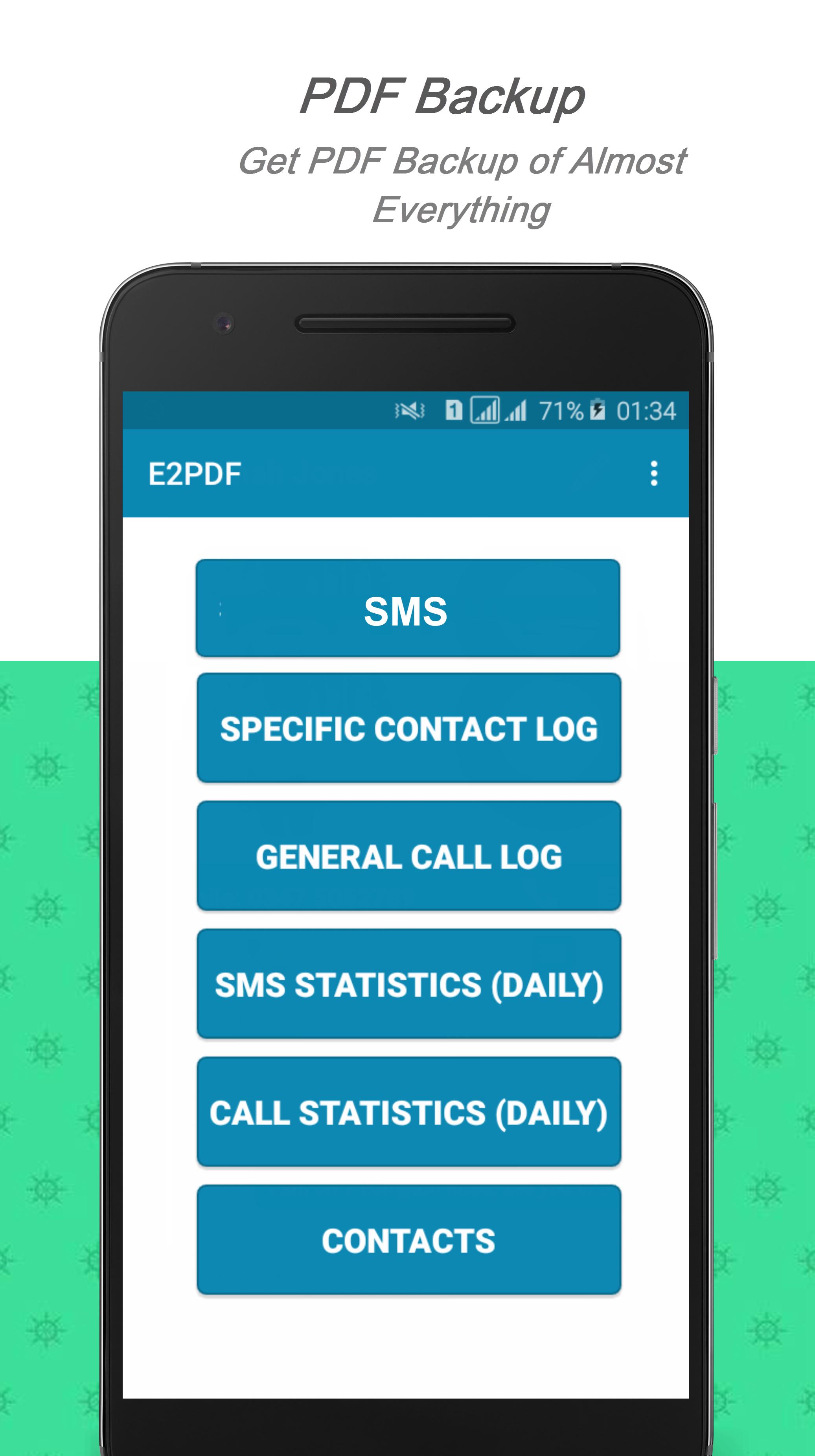 E2PDF - Backup Restore SMS,Call,Contact,TrueCaller 19.08.2020 Screenshot 5