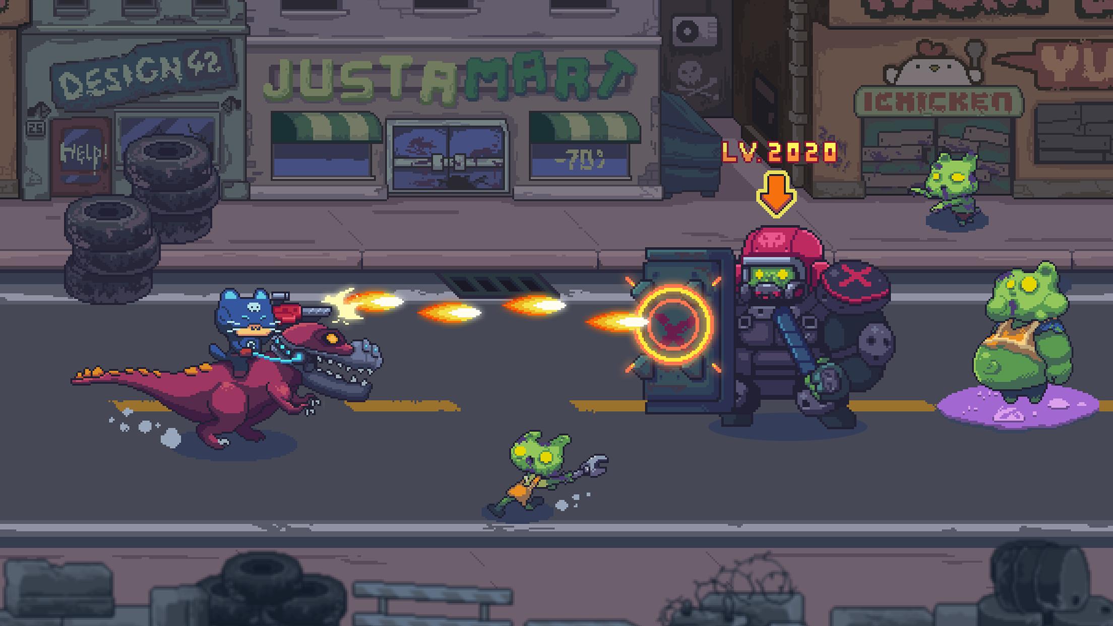 Cat Gunner Super Zombie Shooter Pixel 1.7.1 Screenshot 6