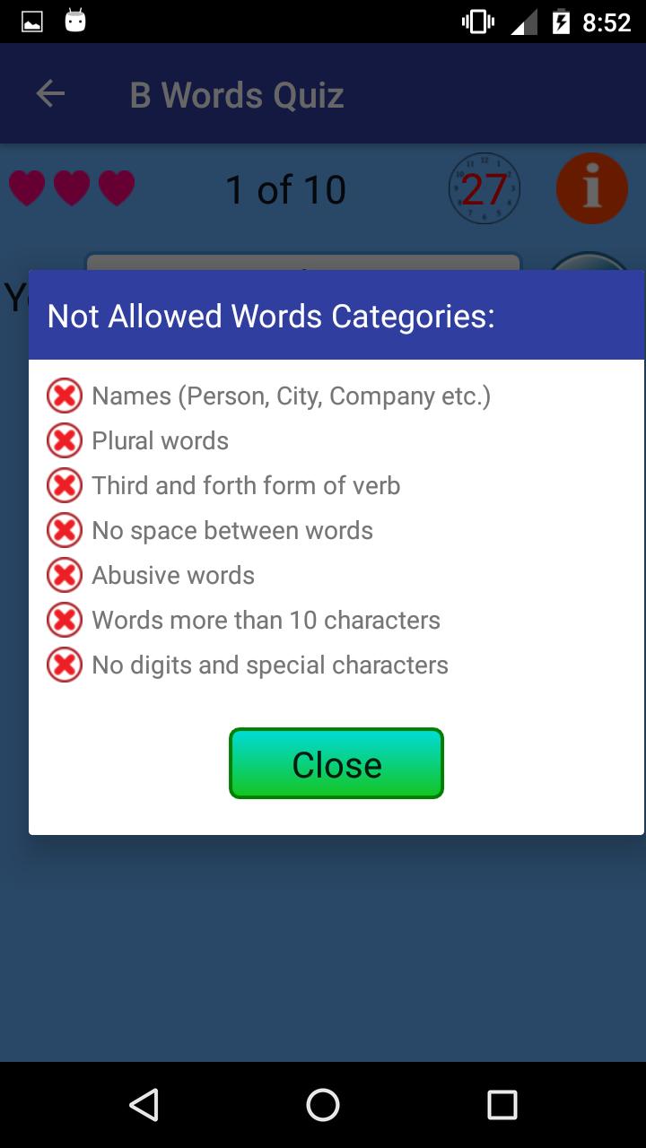 Start With Spelling Quiz 2.0 Screenshot 3