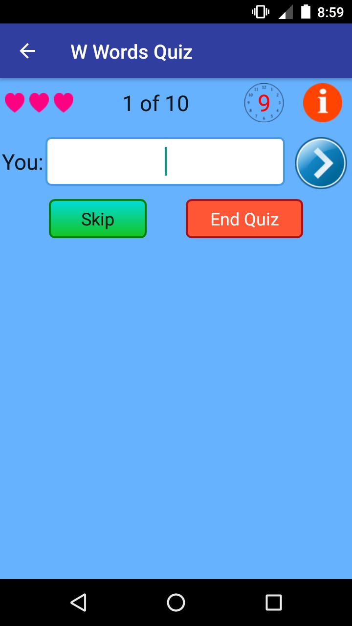 Start With Spelling Quiz 2.0 Screenshot 4