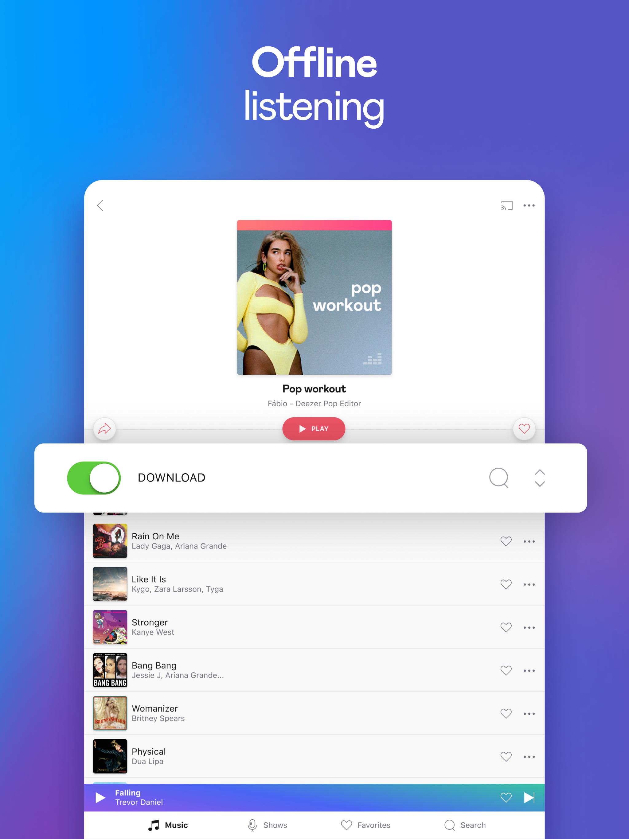Deezer Music Player: Songs, Playlists & Podcasts 6.2.15.139 Screenshot 11
