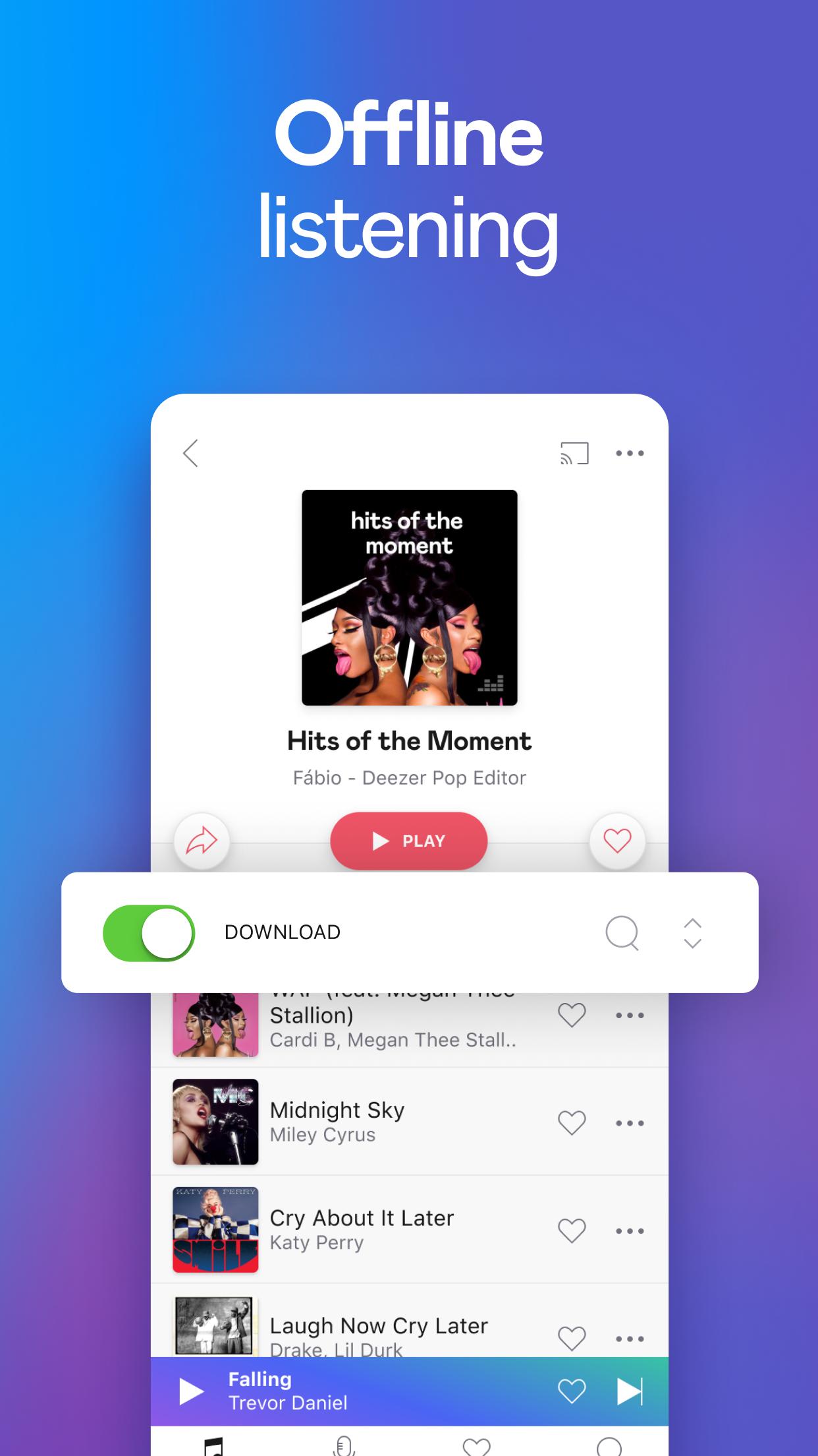 Deezer Music Player: Songs, Playlists & Podcasts 6.2.15.139 Screenshot 3