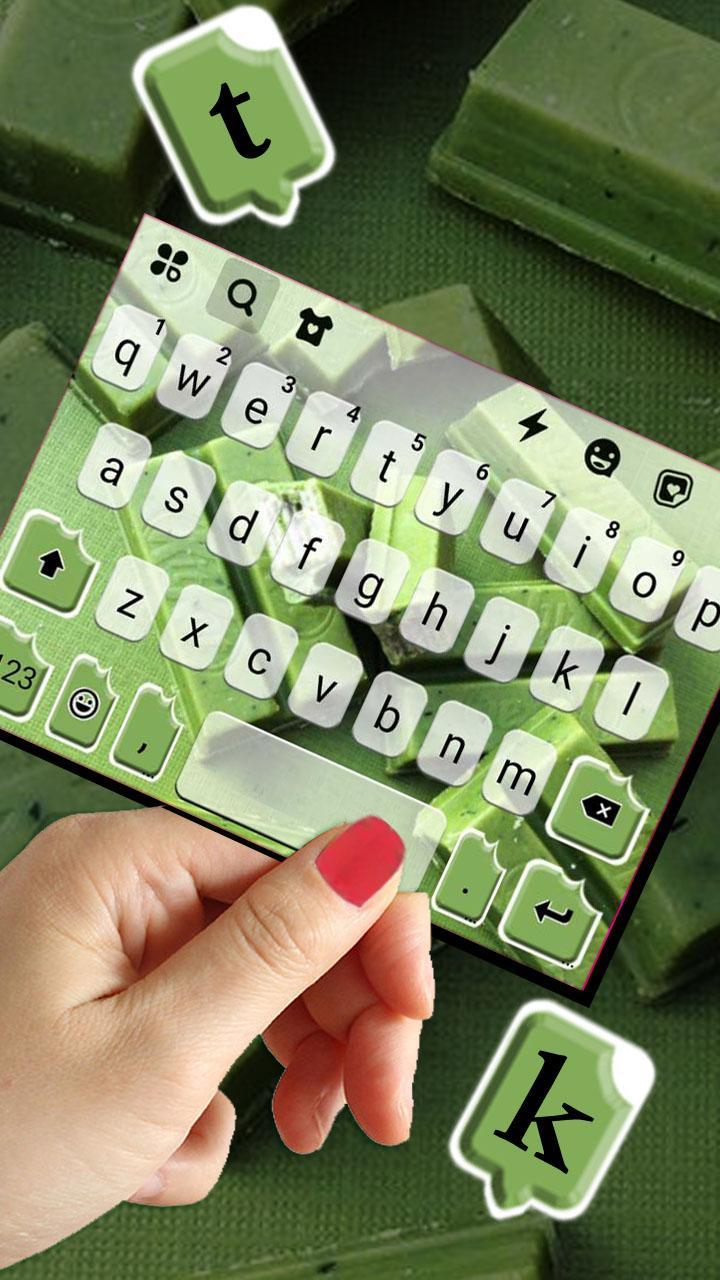 Green Matcha Candy Keyboard Background 1.0 Screenshot 2