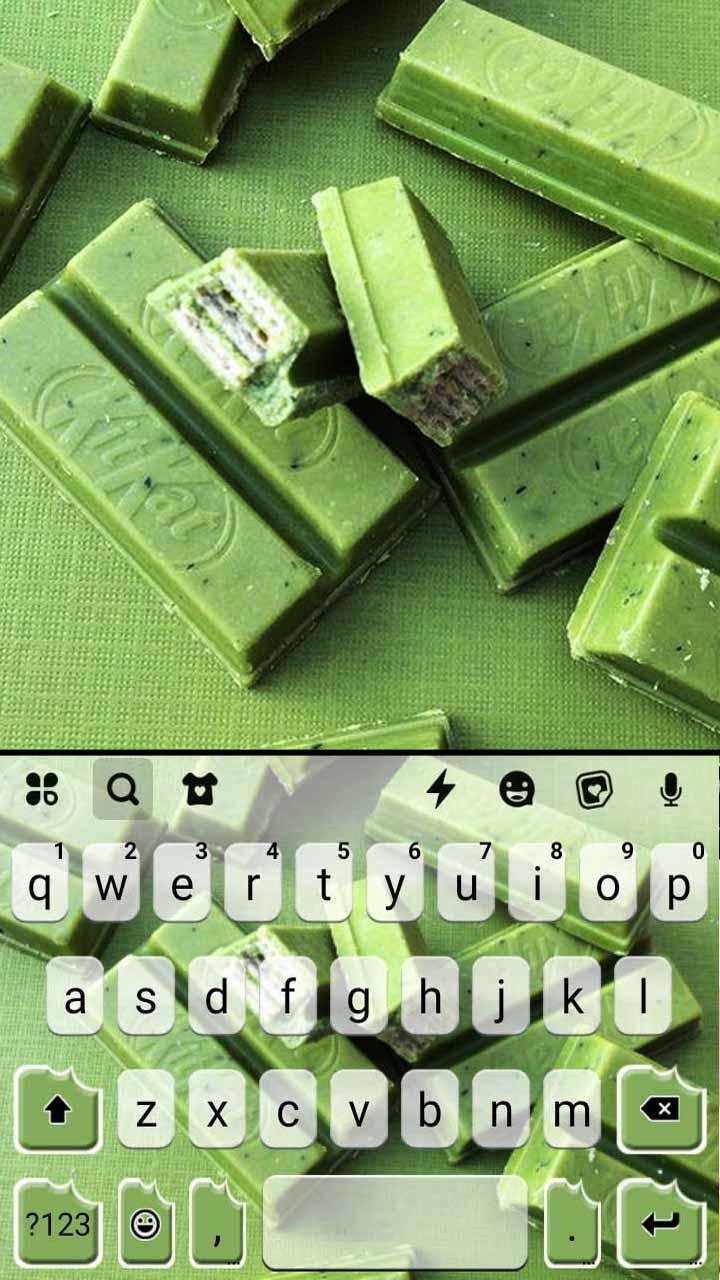 Green Matcha Candy Keyboard Background 1.0 Screenshot 5
