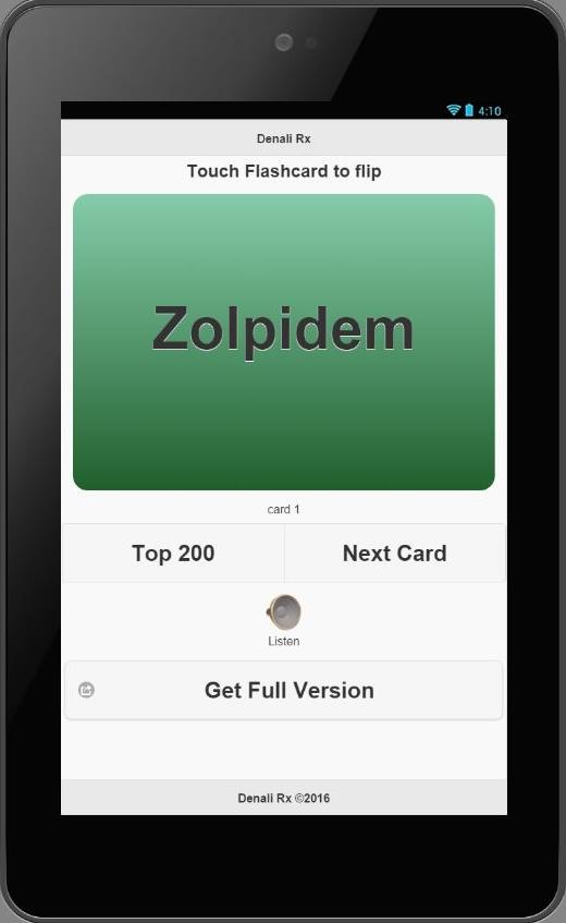 Pharmacy Flashcards Demo 3.8.2 Screenshot 3
