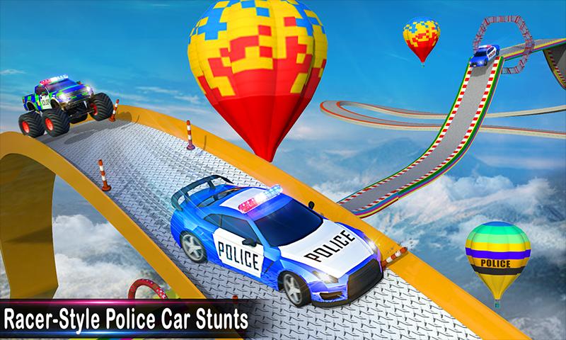 Police Ramp Car Stunts GT Racing Car Stunts Game 1.3.2 Screenshot 1