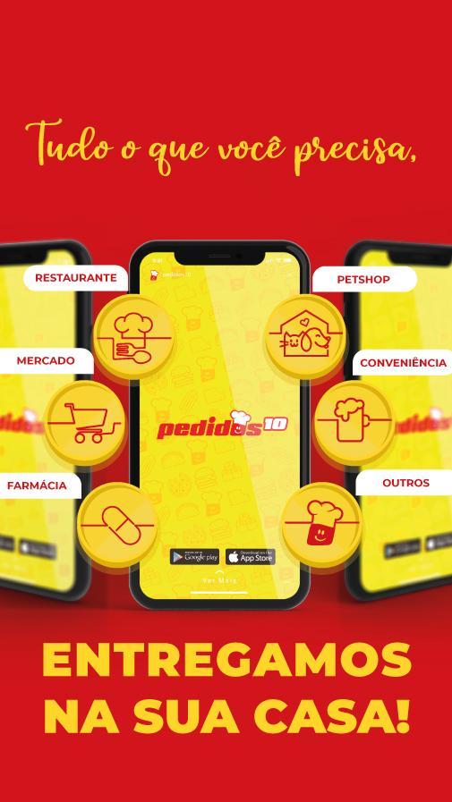 Pedidos10 Delivery de Comida, Mercado e mais 1.13.8 Screenshot 2