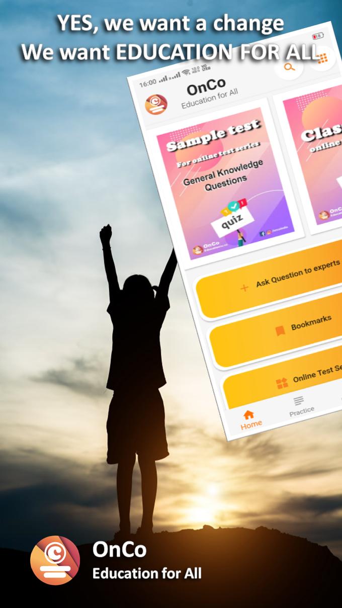 OnCo [ Online Test Series & IIT JEE Preparation ] 1.1.32 Screenshot 1