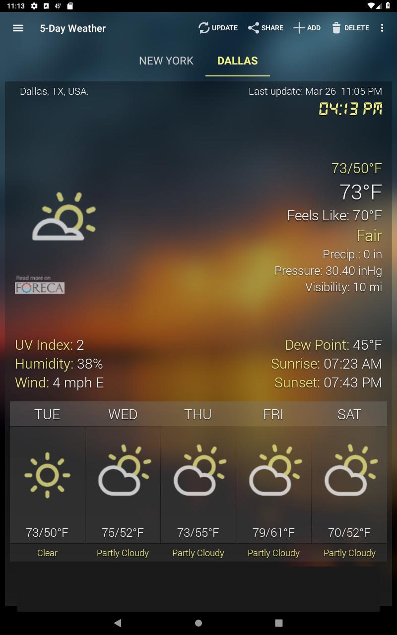 Weather & Clock Widget for Android 6.2.6.7 Screenshot 11