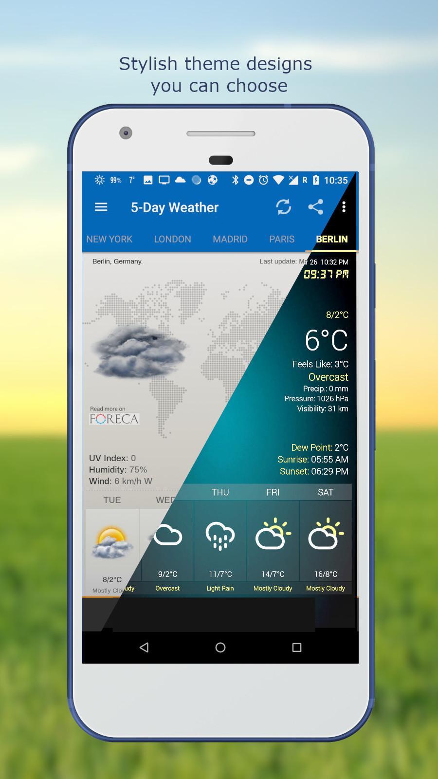 Weather & Clock Widget for Android 6.2.6.7 Screenshot 4