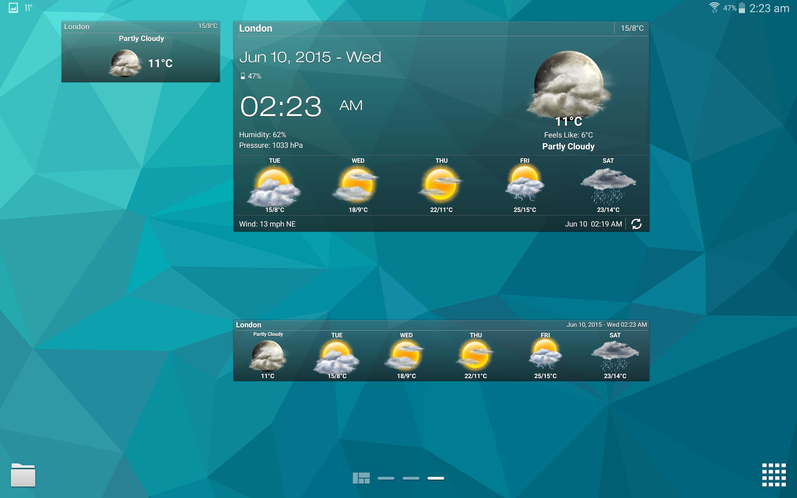 Weather & Clock Widget for Android 6.2.6.7 Screenshot 8