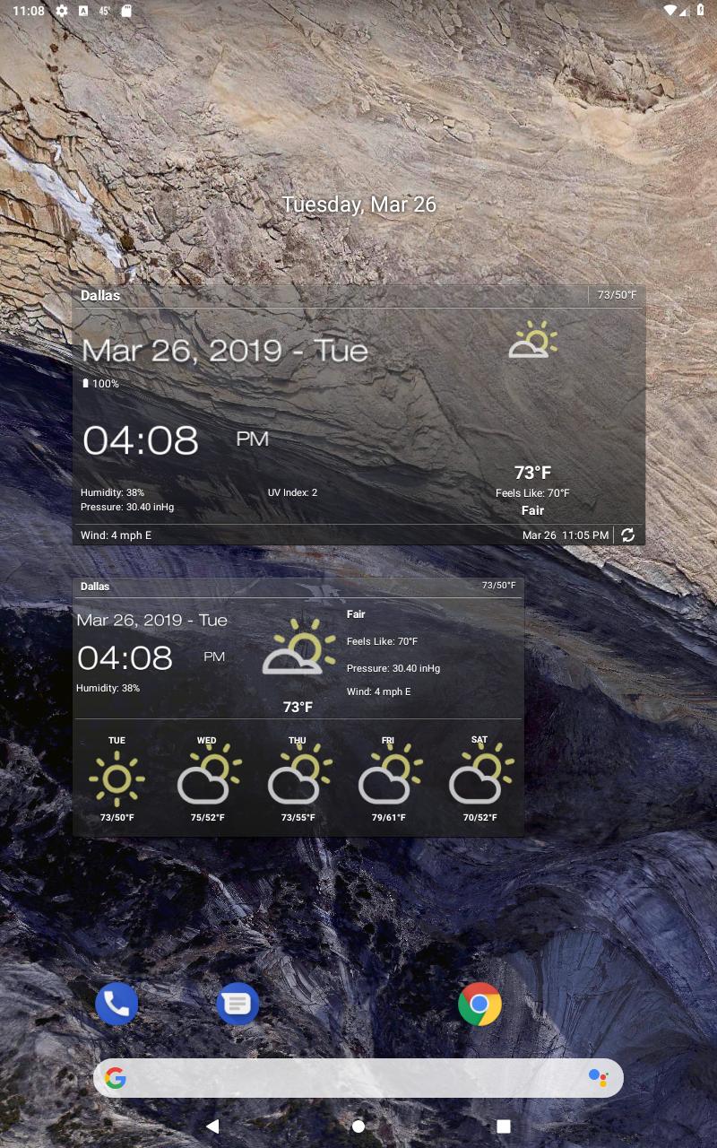 Weather & Clock Widget for Android 6.2.6.7 Screenshot 9