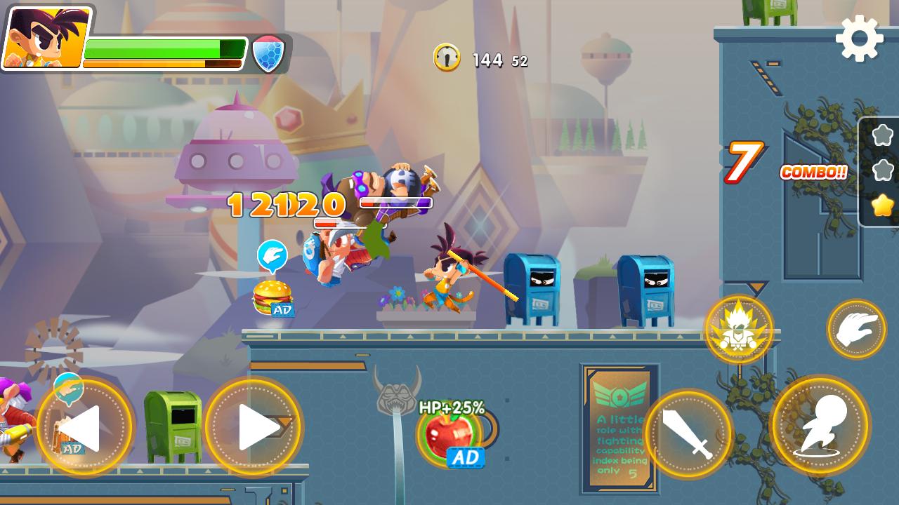 Hero the Man Transform to Super Z SSJ Warriors 1.7.0.109 Screenshot 2