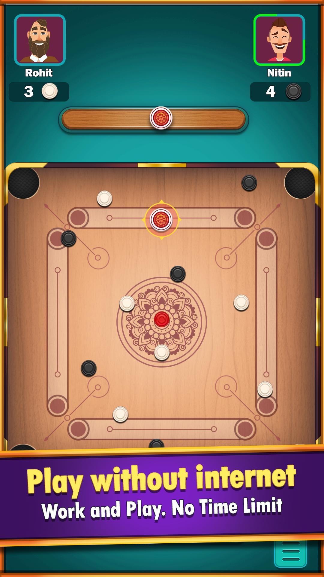 Carrom World Online & Offline carrom board game 1.67 Screenshot 4