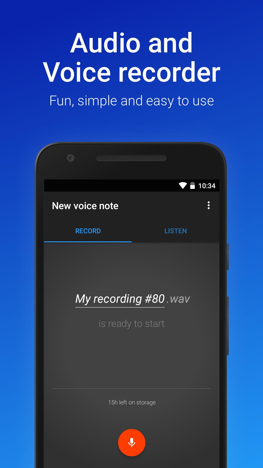 Easy Voice Recorder 2.6.0 Screenshot 1