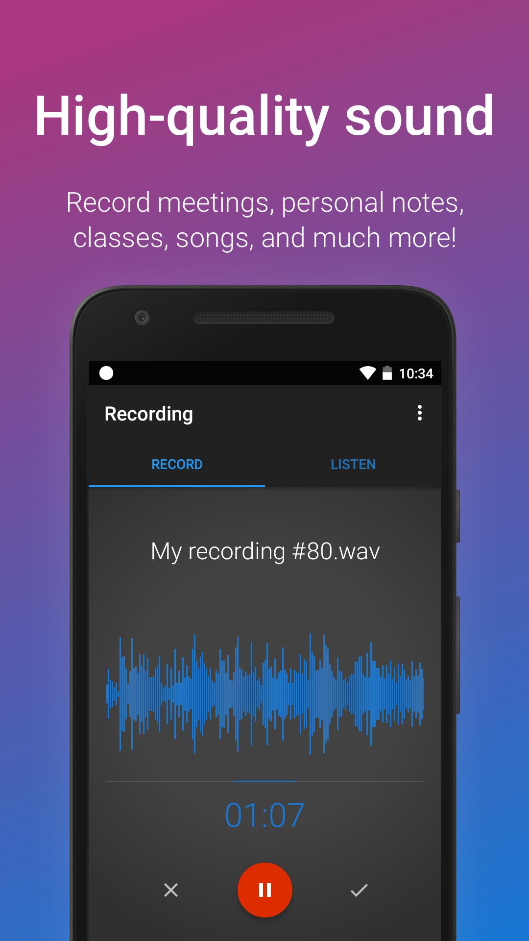 Easy Voice Recorder 2.6.0 Screenshot 2